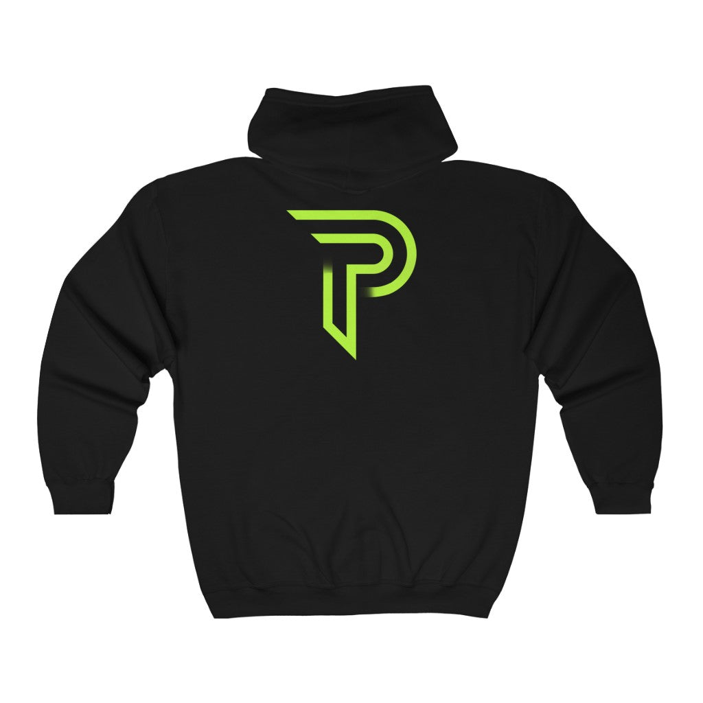 full zip hooded sweatshirt